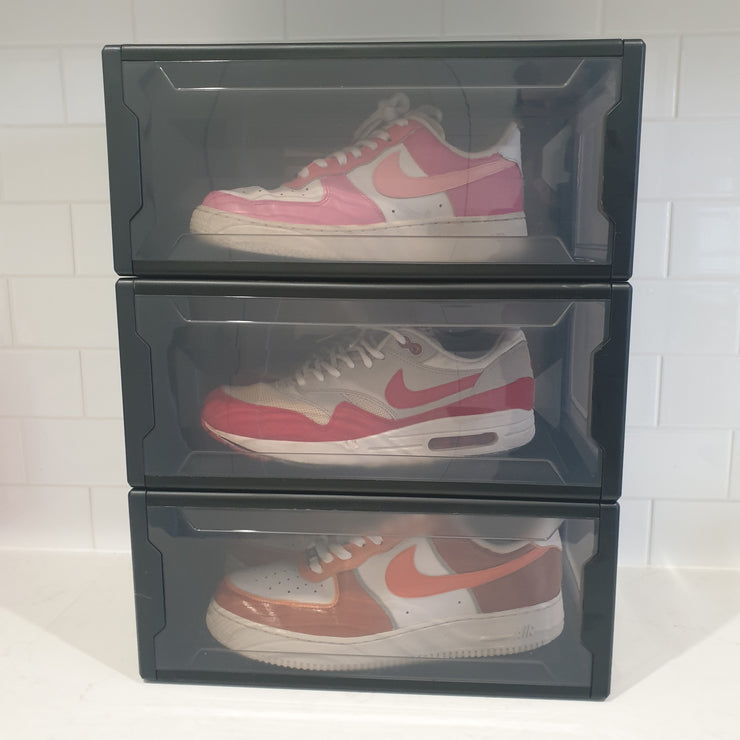 Deluxe Acrylic Drop Front Sneaker Cases